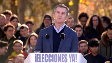 Feijóo en la manifestación de Madrid Feijóo en la manifestación de Madrid