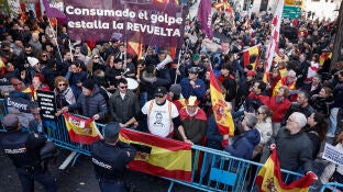 Manifestaci&oacute;n en la Calle Ferraz