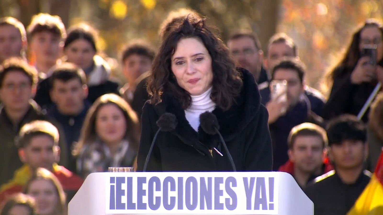  Ayuso, en la manifestación de Madrid: 