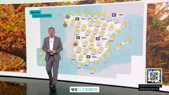 Roberto Brasero avisa de la llegada de un carrusel de frentes a la Pen&iacute;nsula: "Lluvia y nieve" 