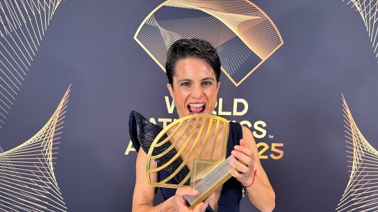 Mar&iacute;a P&eacute;rez, con el premio a 'Atleta del A&ntilde;o' en M&oacute;naco