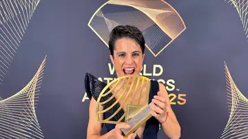 María Pérez, con el premio a 'Atleta del Año' en Mónaco María Pérez, con el premio a 'Atleta del Año' en Mónaco