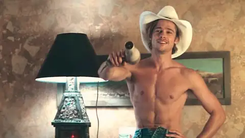 Brad Pitt en Thelma y Louise Brad Pitt en Thelma y Louise