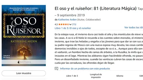 El oso y el ruiseñor El oso y el ruiseñor