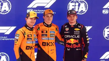 Norris, Piastri y Verstappen, en Lusail Norris, Piastri y Verstappen, en Lusail