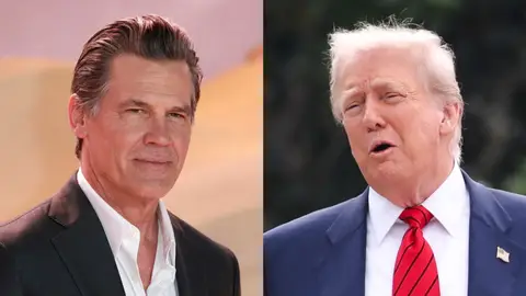 Josh Brolin y Donald Trump Josh Brolin y Donald Trump