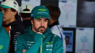 Fernando Alonso durante el GP de Brasil