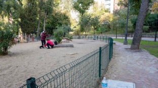 Imagen del parque de la Concordia, Ja&eacute;n, donde aparecieron muertas dos menores