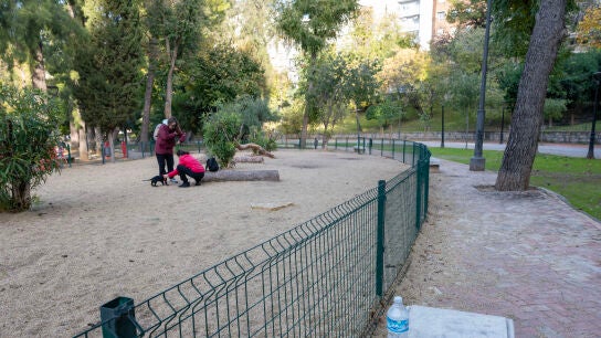 Imagen del parque de la Concordia, Ja&eacute;n, donde aparecieron muertas dos menores