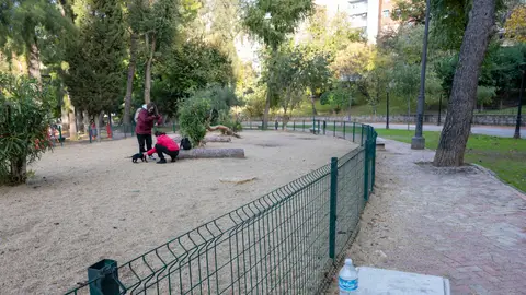 Imagen del parque de la Concordia, Jaén, donde aparecieron muertas dos menores Imagen del parque de la Concordia, Jaén, donde aparecieron muertas dos menores