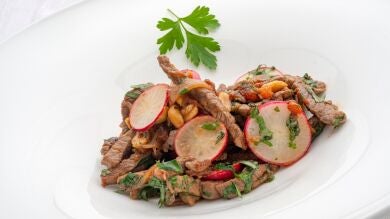 Salteado thai de ternera y cacahuete, de Joseba Arguiñano: 