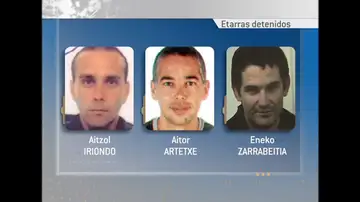 Detención nueva cúpula ETA en 2008 Detención nueva cúpula ETA en 2008