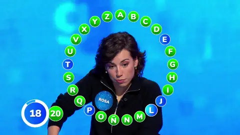 El último tirón de Rosa, clave en un Rosco de exigencia máxima con un bote de 2.458.000 euros El último tirón de Rosa, clave en un Rosco de exigencia máxima con un bote de 2.458.000 euros