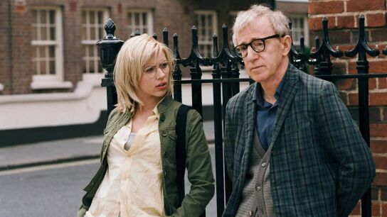 Scarlett Johansson y Woody Allen en Scoop