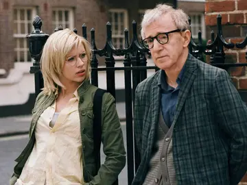 Scarlett Johansson y Woody Allen en Scoop Scarlett Johansson y Woody Allen en Scoop