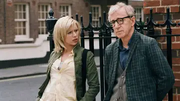 Scarlett Johansson y Woody Allen en Scoop Scarlett Johansson y Woody Allen en Scoop