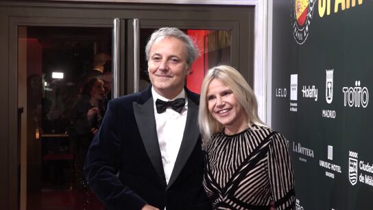 Narc&iacute;s Rebollo y Eugenia Mart&iacute;nez de Irujo, en un photocall en Madrid