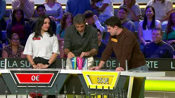 La maldición de los gajos golpea a Javi en La ruleta de la suerte La maldición de los gajos golpea a Javi en La ruleta de la suerte