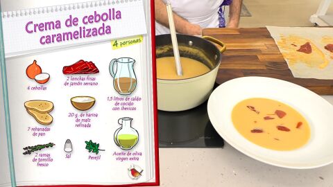 Ingredientes Crema de cebolla caramelizada