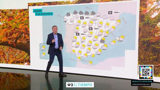 Roberto Brasero: "El puente empezar&aacute; como ahora, pero luego veremos m&aacute;s sol"