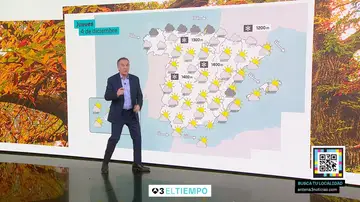 Roberto Brasero: "El puente empezará como ahora, pero luego veremos más sol" Roberto Brasero: "El puente empezará como ahora, pero luego veremos más sol"