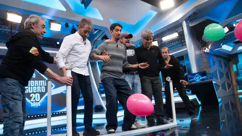 ¿Globos indestructibles? Marron sorprende a Santiago Segura y Ernesto Sevilla con un "juego de presiones" ¿Globos indestructibles? Marron sorprende a Santiago Segura y Ernesto Sevilla con un "juego de presiones"