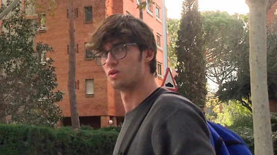 Pablo Urdangarin, muy educado con la prensa Pablo Urdangarin, muy educado con la prensa