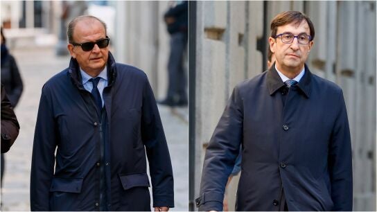 Justo Vicente Pelegrini, exdirector de Construcci&oacute;n de Acciona en Espa&ntilde;a, y Tom&aacute;s Olarte, exdirector de la zona norte