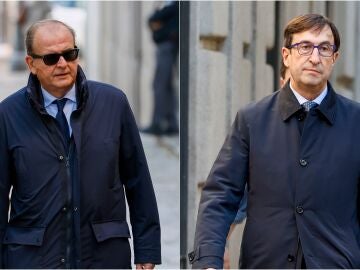 Justo Vicente Pelegrini, exdirector de Construcci&oacute;n de Acciona en Espa&ntilde;a, y Tom&aacute;s Olarte, exdirector de la zona norte