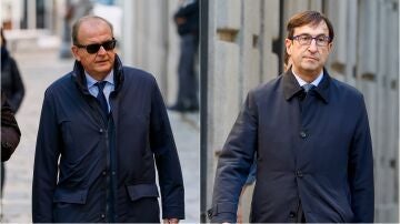 Justo Vicente Pelegrini, exdirector de Construcción de Acciona en España, y Tomás Olarte, exdirector de la zona norte