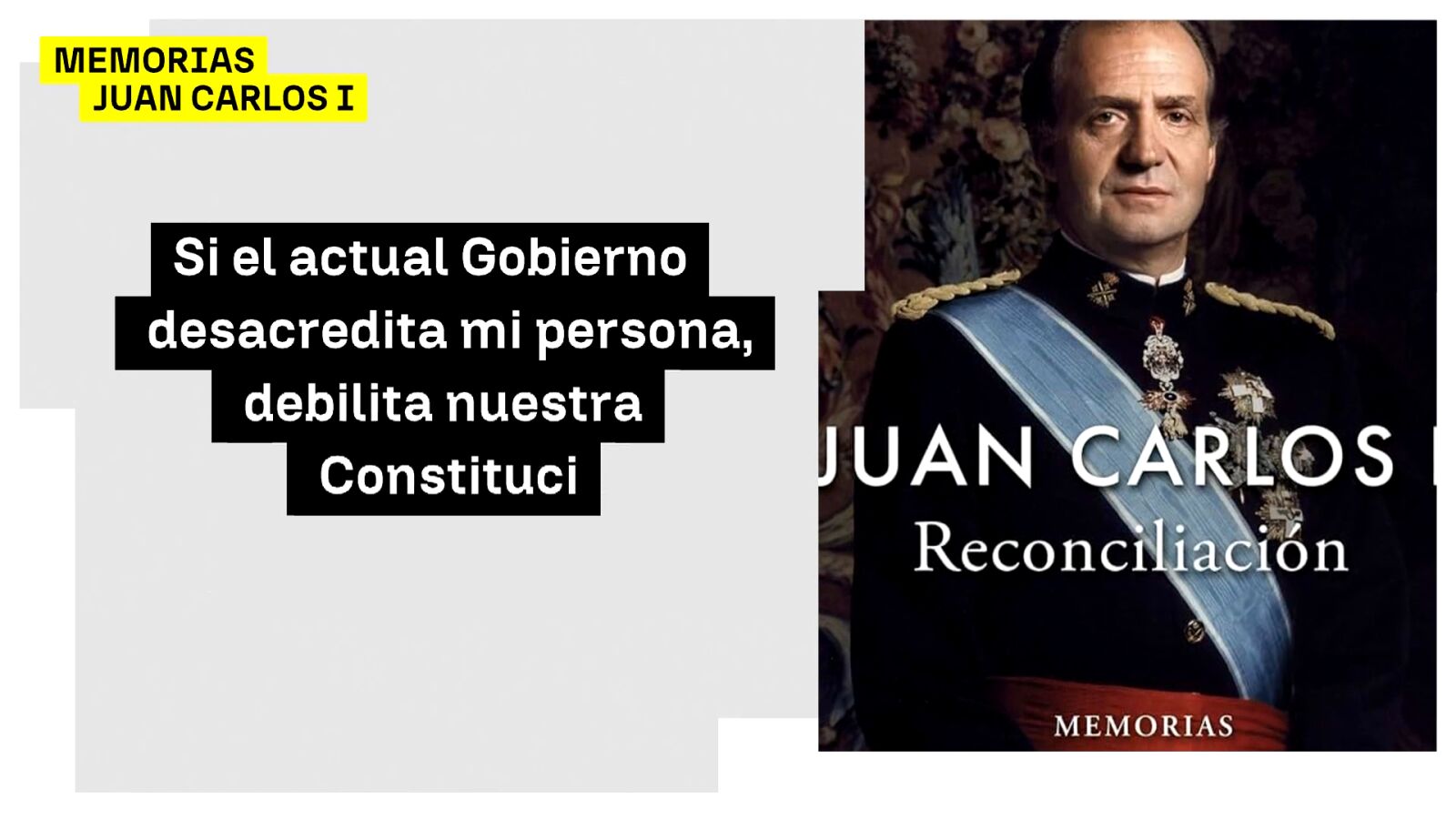 Los 5 titulares que deja 'Reconciliación', el libro de memorias del rey Juan Carlos I