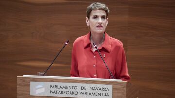 La presidenta del Gobierno de Navarra, María Chivite