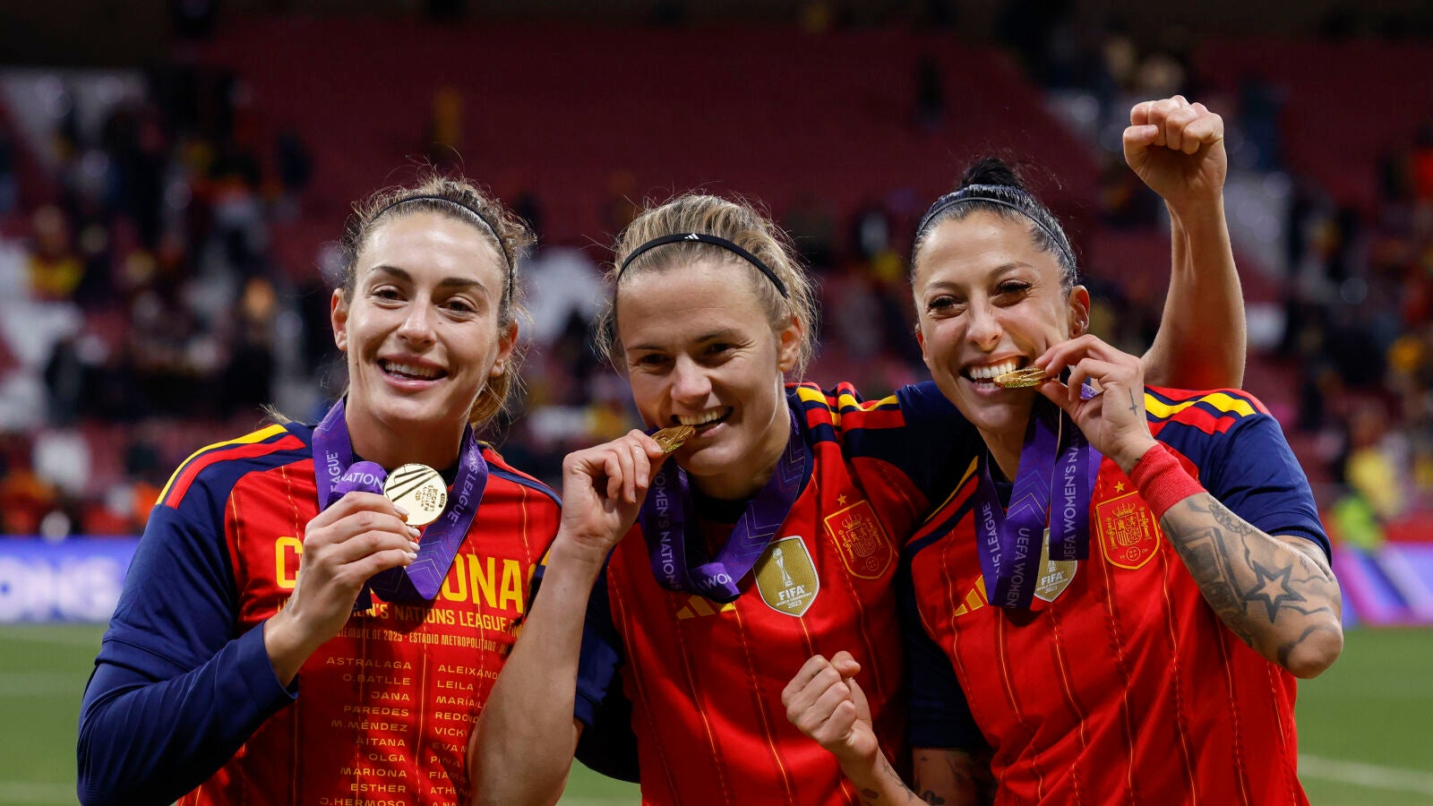 Jenni Hermoso, tras conquistar la Nations League: 