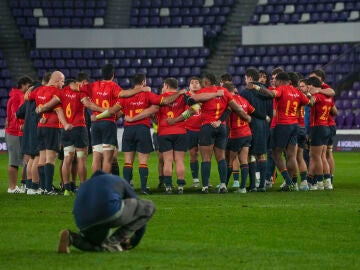 Los jugadores de la selección española antes del partido ante Inglaterra A en el estadio José Zorrilla Los jugadores de la selección española antes del partido ante Inglaterra A en el estadio José Zorrilla