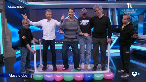 ¿Globos indestructibles? Marron sorprende a Santiago Segura y Ernesto Sevilla con un "juego de presiones" ¿Globos indestructibles? Marron sorprende a Santiago Segura y Ernesto Sevilla con un "juego de presiones"