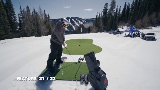 S&eacute;bastien Toutant convierte la monta&ntilde;a en una gincana de nieve: 22 obst&aacute;culos, diez deportes y una sola toma