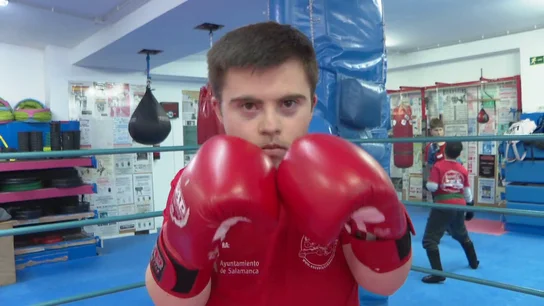Sergio Ramajo se proclama campeón de España de kickboxing inclusivo Sergio Ramajo se proclama campeón de España de kickboxing inclusivo