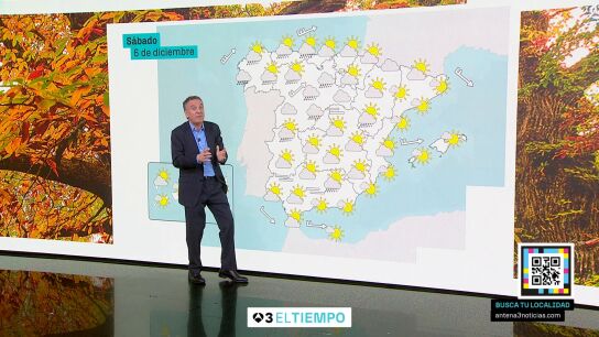 Buenas noticias de Roberto Brasero para el Puente de Diciembre: "Olas, niebla y sol"