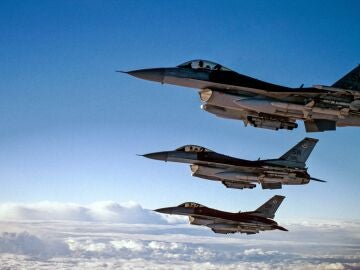 Imagen de cazas de la OTAN 