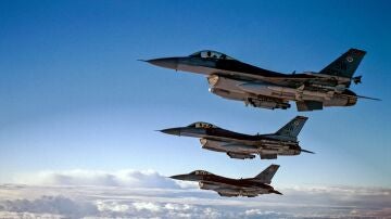 Imagen de cazas de la OTAN 