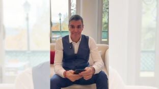 Captura de pantalla del v&iacute;deo publicado por Pedro S&aacute;nchez sobre su Spotify Wrapped 