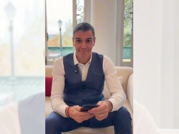 Captura de pantalla del vídeo publicado por Pedro Sánchez sobre su Spotify Wrapped 