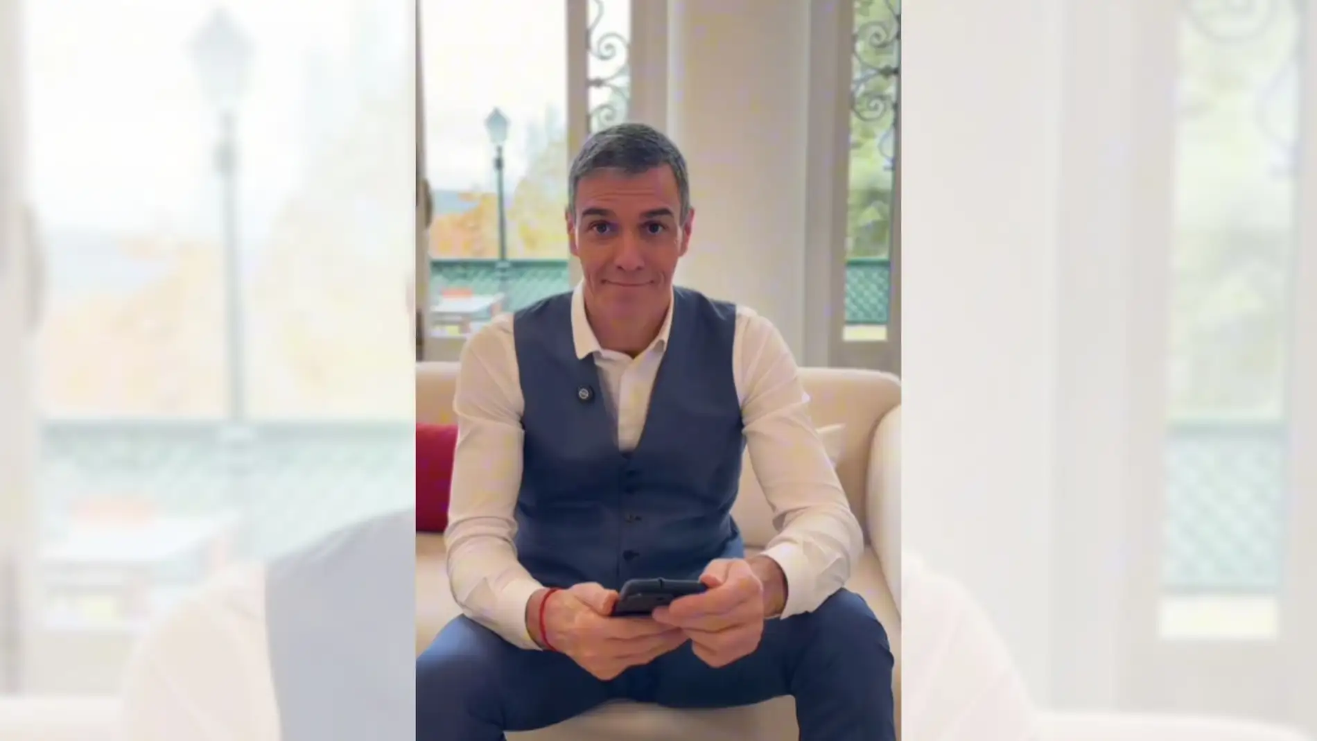 Captura de pantalla del vídeo publicado por Pedro Sánchez sobre su Spotify Wrapped Captura de pantalla del vídeo publicado por Pedro Sánchez sobre su Spotify Wrapped