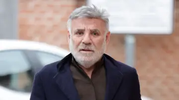 Joaquín Torres en el funeral de su padre Joaquín Torres en el funeral de su padre