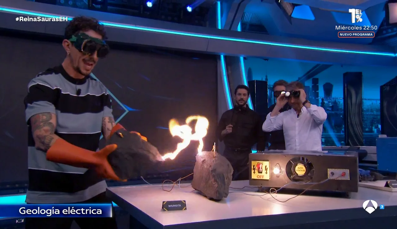 La 'geología eléctrica' de Marron deja boquiabiertos a Salva Reina y Alejo Sauras: "Qué guapo"