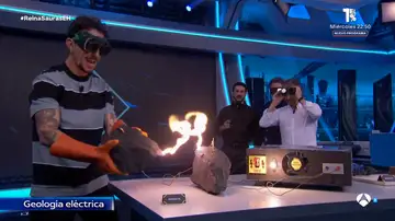 La 'geología eléctrica' de Marron deja boquiabiertos a Salva Reina y Alejo Sauras: "Qué guapo" La 'geología eléctrica' de Marron deja boquiabiertos a Salva Reina y Alejo Sauras: "Qué guapo"