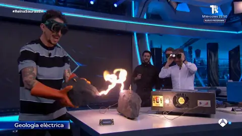 La 'geología eléctrica' de Marron deja boquiabiertos a Salva Reina y Alejo Sauras: "Qué guapo" La 'geología eléctrica' de Marron deja boquiabiertos a Salva Reina y Alejo Sauras: "Qué guapo"
