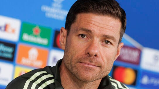 Xabi Alonso en la rueda de prensa previa al partido contra el Manchester City