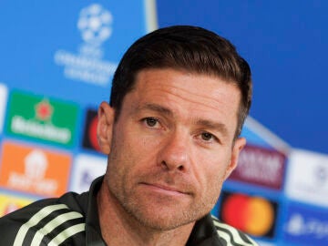 Xabi Alonso en la rueda de prensa previa al partido contra el Manchester City
