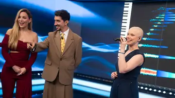 "¡Qué fuerte!": Edurne, fascinada con el canto polifónico de Anne-María Hefele "¡Qué fuerte!": Edurne, fascinada con el canto polifónico de Anne-María Hefele